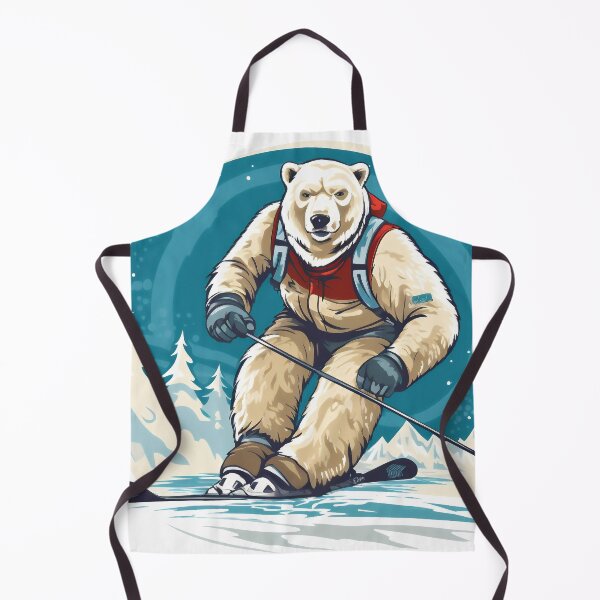 Item preview, polar bear skiing designed and sold by javierparra.