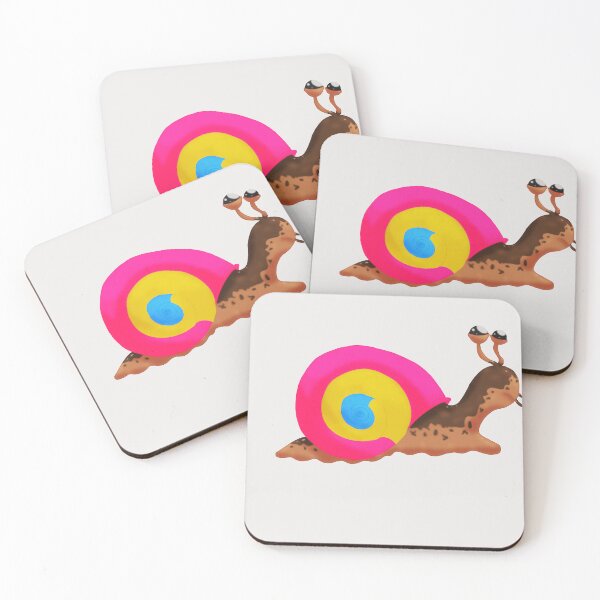 Item preview, Pansexual Pride Snail Sticker designed and sold by Aki-Mun.