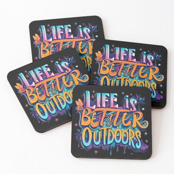 Item preview, Life Is Better Outdoors designed and sold by MillenniumDrip.