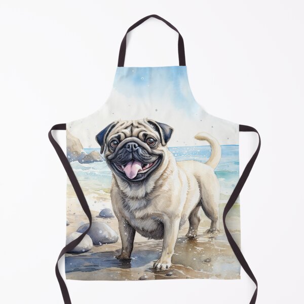 Item preview, Pug At The Beach designed and sold by Bitware.