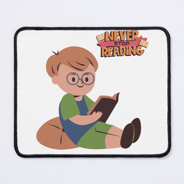 Item preview, Never stop reading designed and sold by storeaissa.
