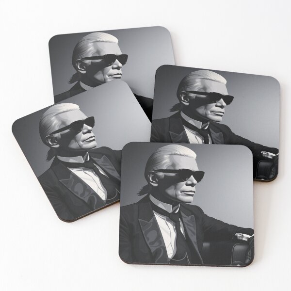 Item preview, Portrait of Karl Lagerfeld designed and sold by thomas43.