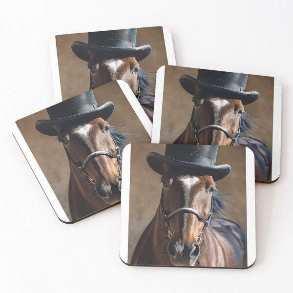 Item preview, Horse in a top hat designed and sold by BlacCollection.