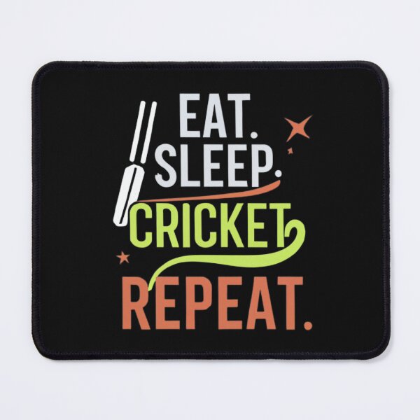 Item preview, Eat Sleep Cricket Repeat designed and sold by MillenniumDrip.