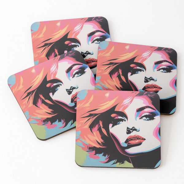Item preview, Pop Art Portrait inspired by Andy Warhol designed and sold by MissQuiss.