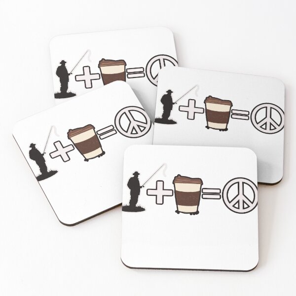 Item preview, fishing, coffee, peace  designed and sold by White Tiger Designz .