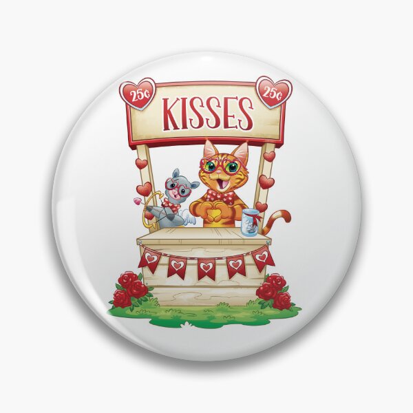 Item preview, JoJo & No Drama XO Valentine’s Kissing Booth 1 Cartoon designed and sold by tigerjojo.