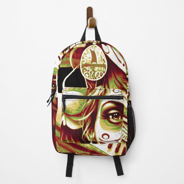 Item preview, Floral Mexican Beauty Day of the Dead Dia De Muertos Woman designed and sold by DrawHandArt.