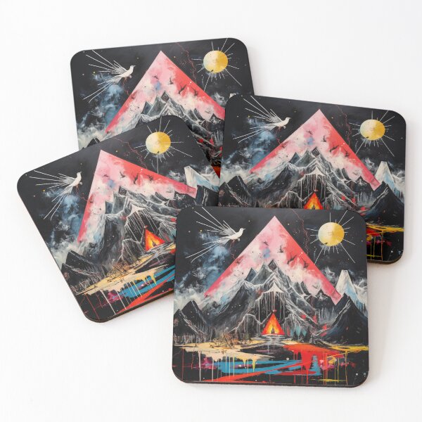 Item preview, Mountain Painting designed and sold by iamwelly.