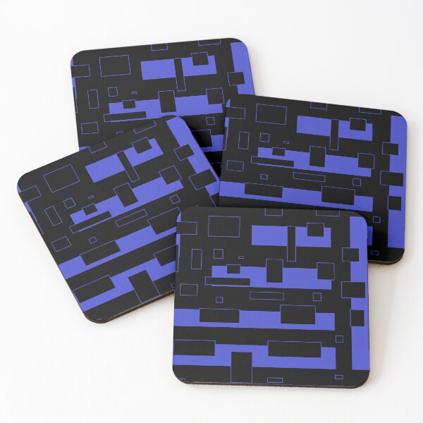 Item preview, Blue Abstract Tiles designed and sold by SimiDach.