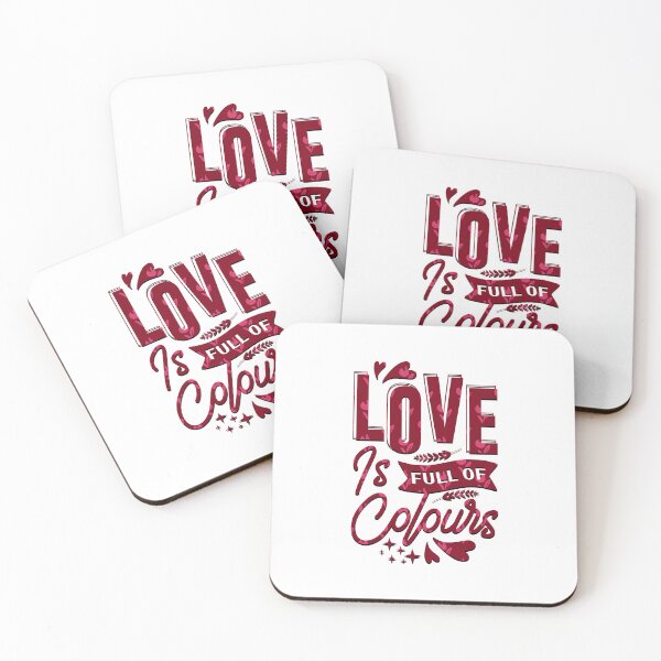 Item preview, Love is Full of Colours designed and sold by Yzakreativ.