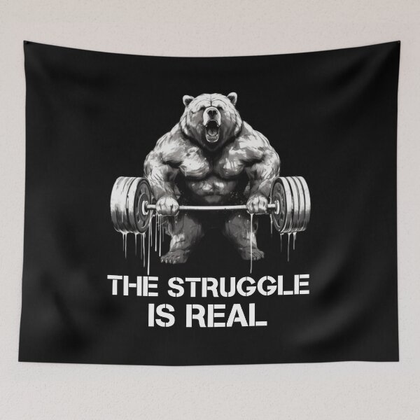 Item preview, Bear Deadlift Powerlifter Funny Bodybuilding designed and sold by EanayarDesigns.
