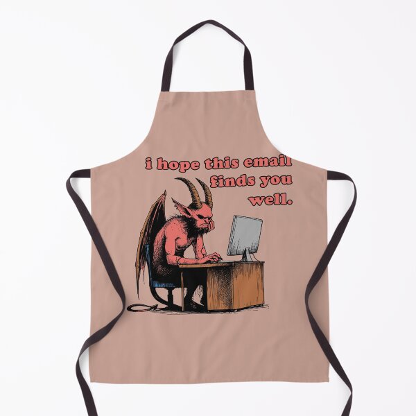 Item preview, I Hope This Email Finds You Well - Meme, Demon, Ironic, Funny designed and sold by SpaceDogLaika.
