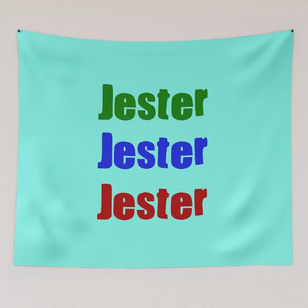 Item preview, Jester stacked in three flat tones with green background designed and sold by shennix.