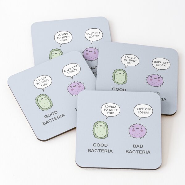 Item preview, Good Bacteria, Bad Bacteria designed and sold by brewsterandlulu.