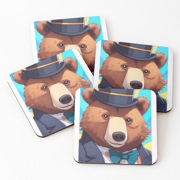 Item preview, Bear in a top hat designed and sold by BlacCollection.