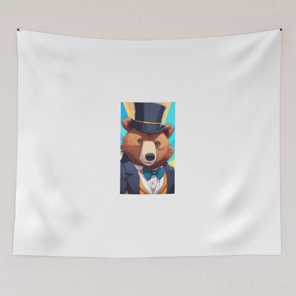 Item preview, Bear in a top hat designed and sold by BlacCollection.