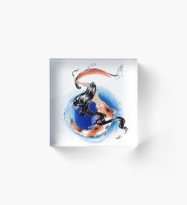 Fish Painting Acrylic Block