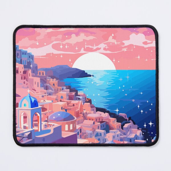 Item preview, Beautiful Santorini Greece Pastel Greek Aesthetic designed and sold by LVTFCOarts.