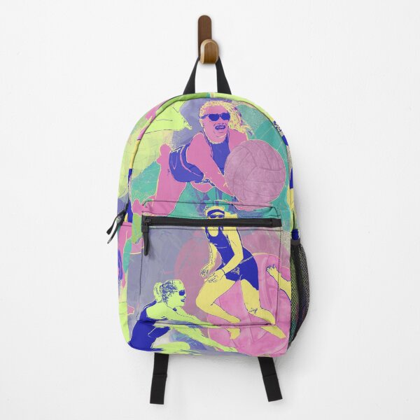 Item preview, Pattern - Retro Vibes Female Beach Volleyball designed and sold by Eejee-SK.