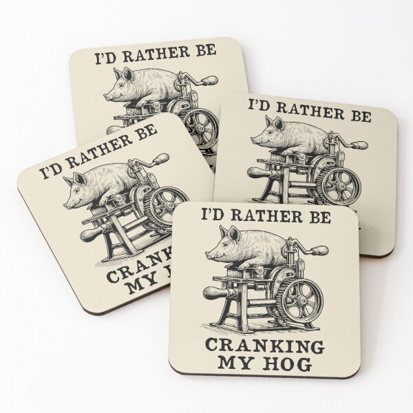 Item preview, Rather Be Cranking My Hog - Oddly Specific Meme designed and sold by SpaceDogLaika.