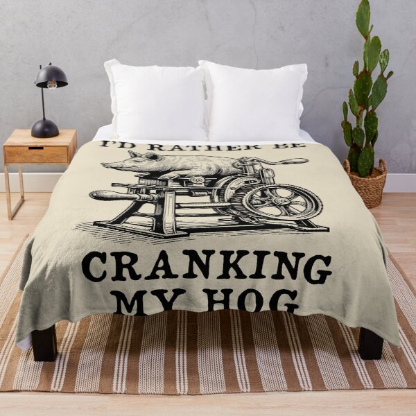Item preview, Rather Be Cranking My Hog - Oddly Specific Meme designed and sold by SpaceDogLaika.