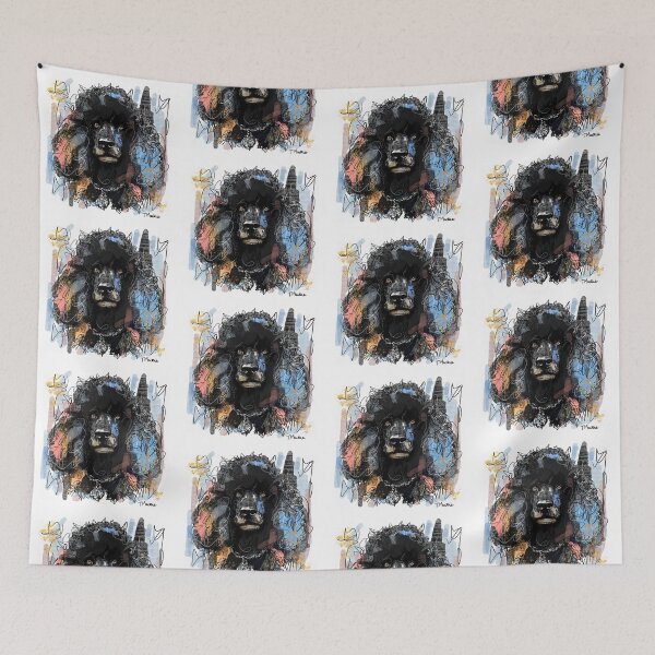 Item preview, Black Poodle designed and sold by TraceyMackieArt.