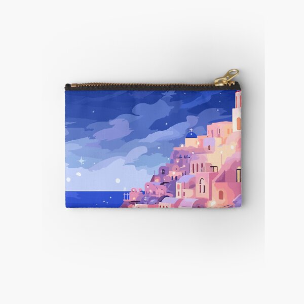 Item preview, Magical Santorini Greece Pastel Evening Sunset Art designed and sold by LVTFCOarts.