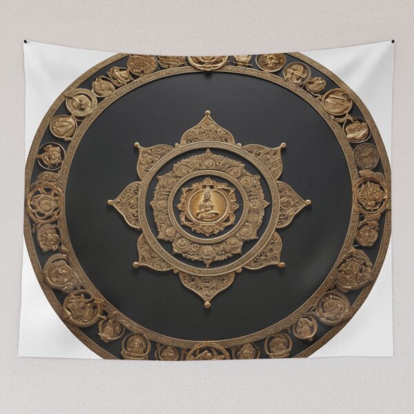Item preview, Buddhist Buddhism Symbol Logo designed and sold by Simplybe1.