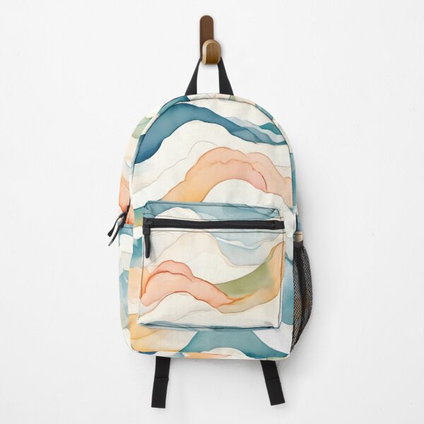 Item preview, Fluid Geometry: Watercolor Wave Symphony designed and sold by WAUZ.