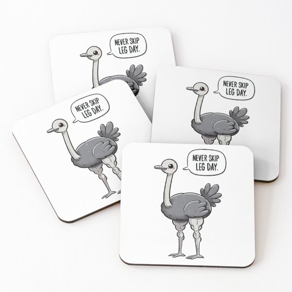 Item preview, Never Skip LegDay Ostrich  designed and sold by LemuellTrends.