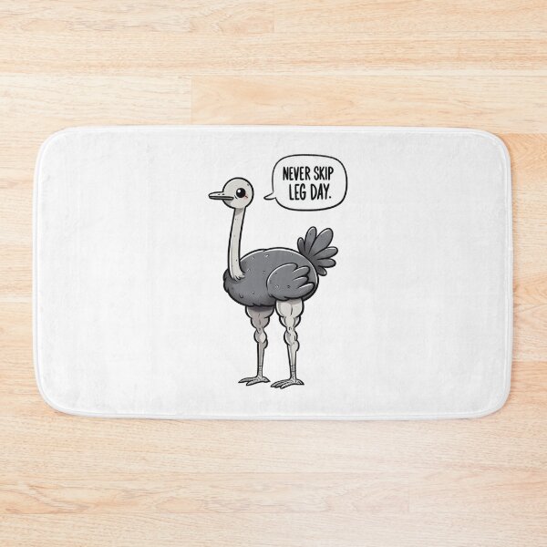 Item preview, Never Skip LegDay Ostrich  designed and sold by LemuellTrends.