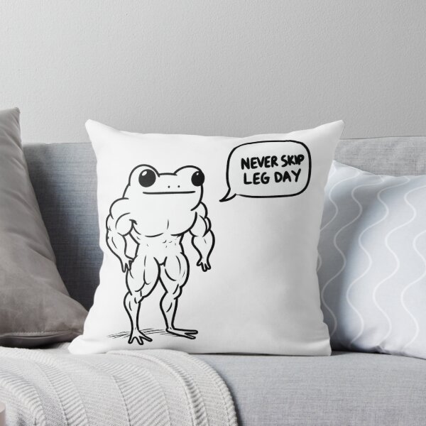 Item preview, Never Skip LegDay Frog designed and sold by LemuellTrends.