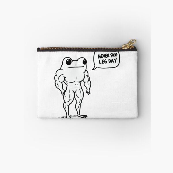 Item preview, Never Skip LegDay Frog designed and sold by LemuellTrends.
