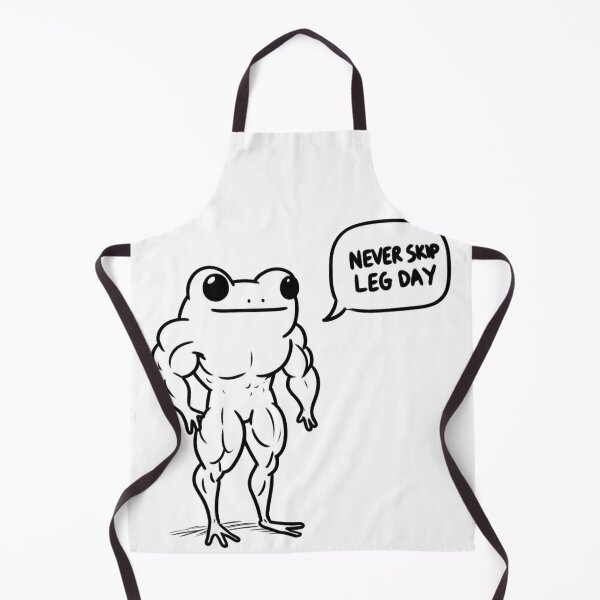 Item preview, Never Skip LegDay Frog designed and sold by LemuellTrends.
