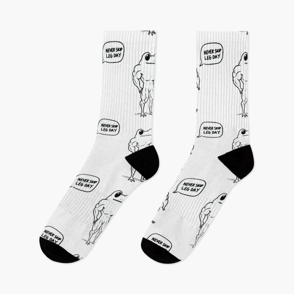 Item preview, Never Skip LegDay Frog designed and sold by LemuellTrends.
