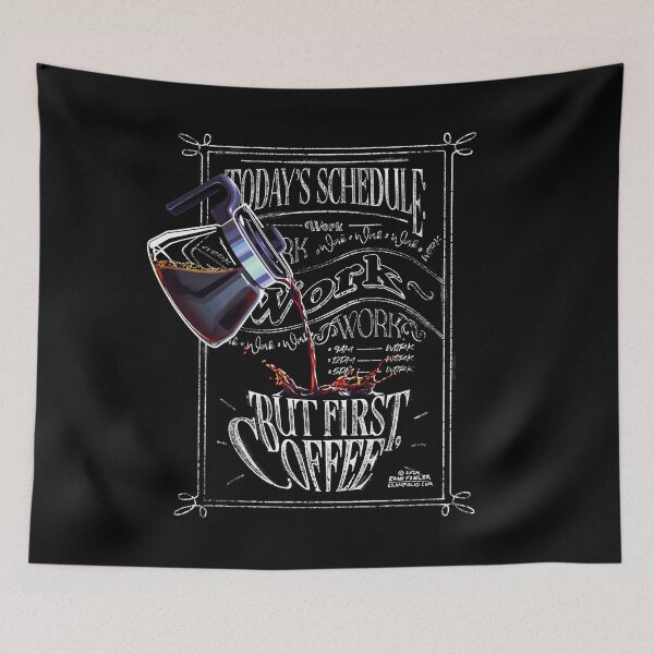 Item preview, But First, Coffee designed and sold by Eran Fowler.