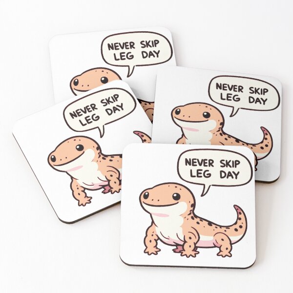 Item preview, Never Skip Leg Day Salamander designed and sold by LemuellTrends.