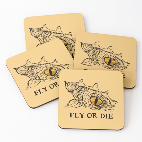 Item preview, Fourth Wing and Iron Flame Spines Fly or Die designed and sold by baranskini.