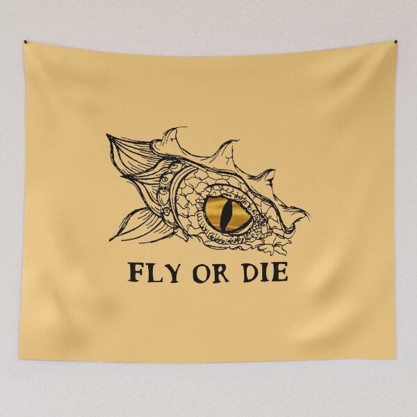 Item preview, Fourth Wing and Iron Flame Spines Fly or Die designed and sold by baranskini.