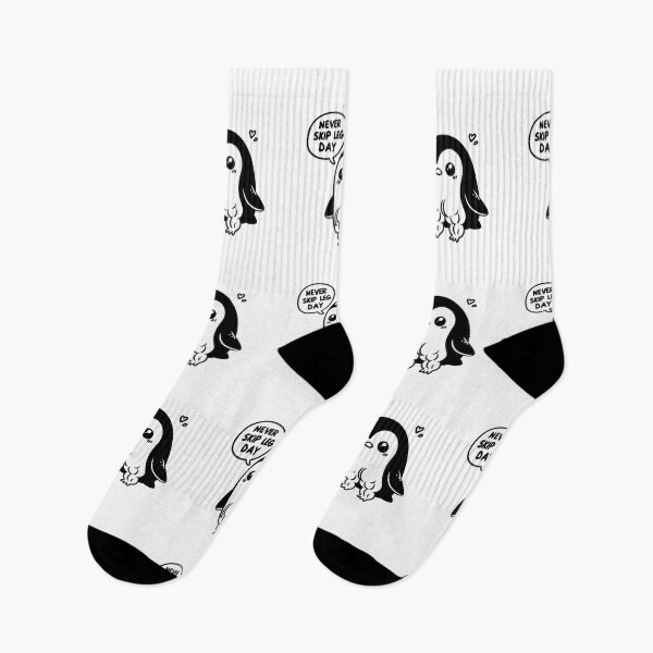 Item preview, Never Skip Leg Day Pinguin designed and sold by LemuellTrends.