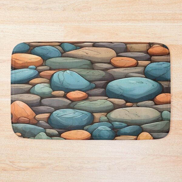Item preview, Tranquil Harmony: Zen Garden Stones Pattern designed and sold by WAUZ.