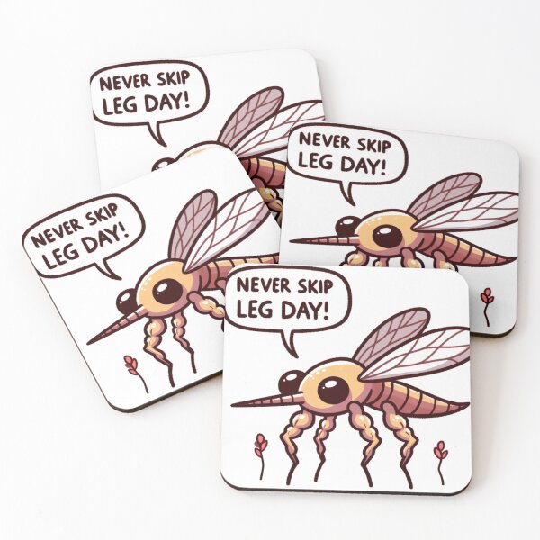 Item preview, Never Skip Leg Day Mosquito designed and sold by LemuellTrends.