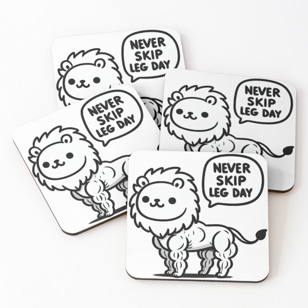 Item preview, Never Skip Leg Day Lion designed and sold by LemuellTrends.