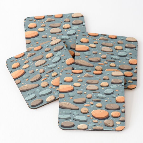 Item preview, Earthy Elegance: Simple Stone Pattern designed and sold by WAUZ.