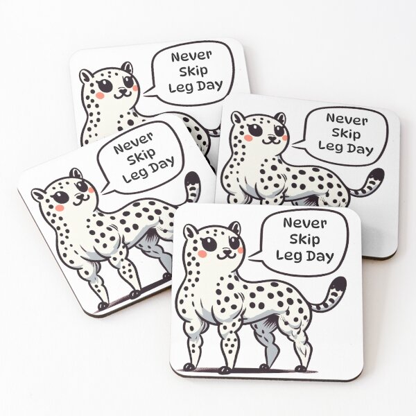 Item preview, Never Skip Leg Day Cheetah designed and sold by LemuellTrends.