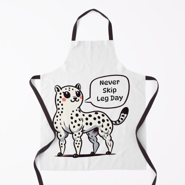 Item preview, Never Skip Leg Day Cheetah designed and sold by LemuellTrends.