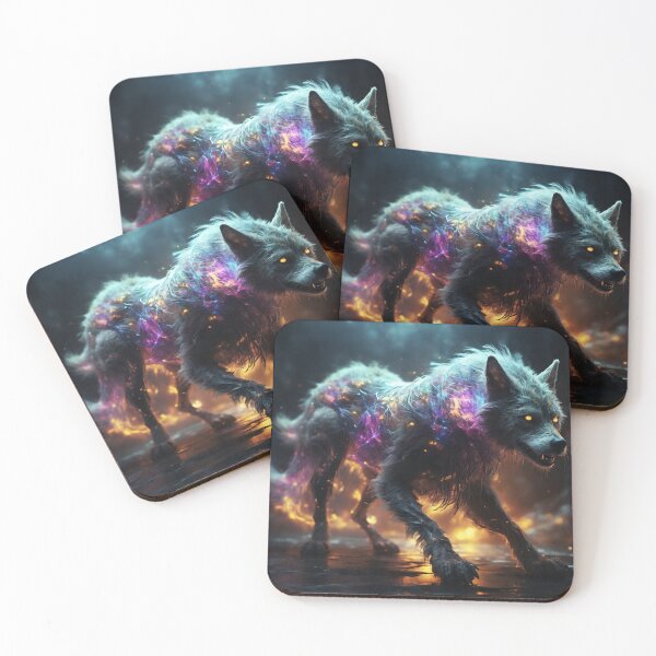 Item preview, ghostly mythical wolf designed and sold by NicSound.