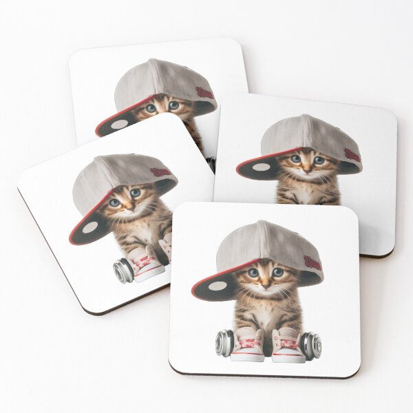 Item preview, Hip Hop Cat - Funny and Cute Animal Design designed and sold by joyfulcow.