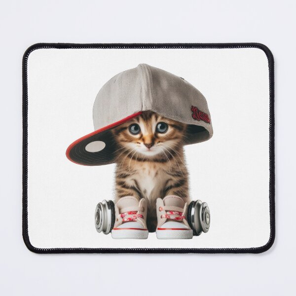 Item preview, Hip Hop Cat - Funny and Cute Animal Design designed and sold by joyfulcow.